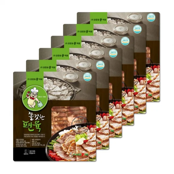 장충동왕족발 편육 1kgx6세트, 6개, 1kg