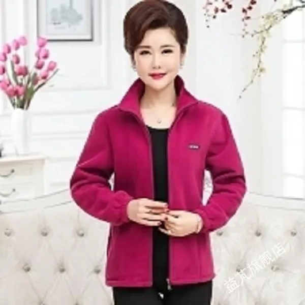 노멜스토어 기모 재킷 중년 여자가을패션 40대 50 마담 엄마옷 겨울 모던 폴라폴리스 노인