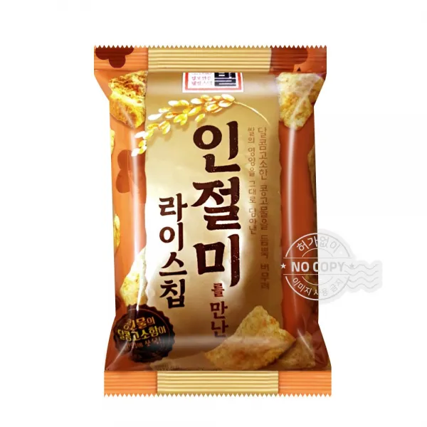 롯데 쌀로별 인절미를 만난 라이스칩60g X 10개, 60g