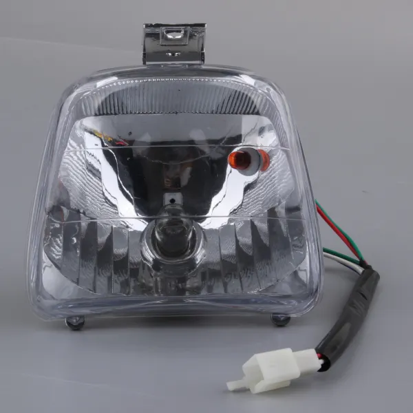 QDY 기관 자전차 사각 광속 헤드 라이트 맨 위 램프는 렌즈 50cc 70cc 90cc 110cc를 맑게합니다