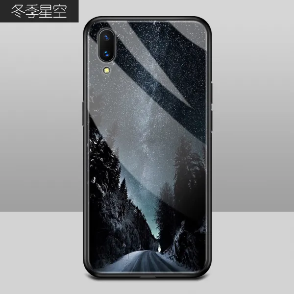 승리마트 핸드폰케이스 VIVOX21 X21UDA 스크린 지문 판 X21A 후지문 VIVO 유리 보호케이스 남자 UD 여성