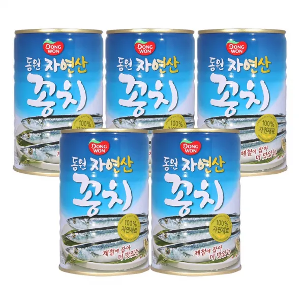 동원 꽁치통조림 400g x 5캔