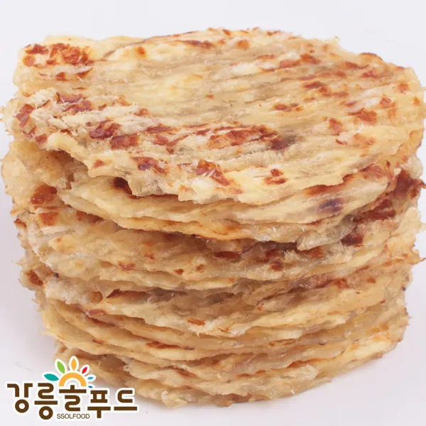 강릉솔푸드 두툼함 구운 순살 아귀포 200~220g 7~8장, 1개, 구운순살아귀포200g