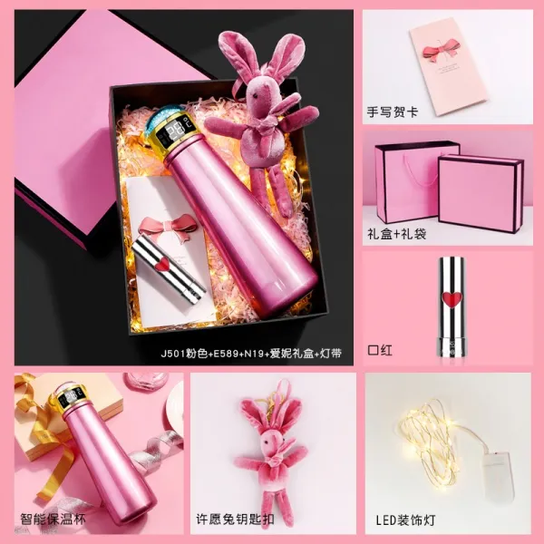 생일선물 여자여친여친여친여친결혼기념일 고급여걸 규수꿀 정교하고 창의적으로, 커스텀 벚꽃 핑크 다이아몬드 스마트