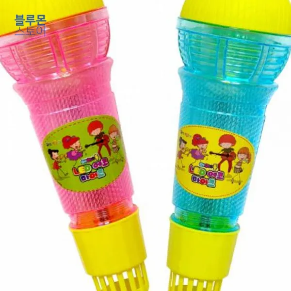 블루몬 아이돌LED에코마이크(2000X4개) 장난감마이크 마이크 에코마이크 역할놀이 노래자랑