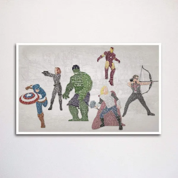The Art of Scott W Smith 복수 자 워드 아트 인쇄 11x17는 