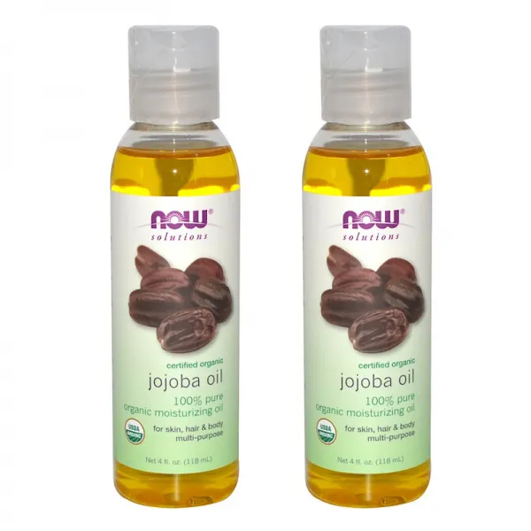 Now Foods 오가닉 호호바 오일, 118ml, 2개