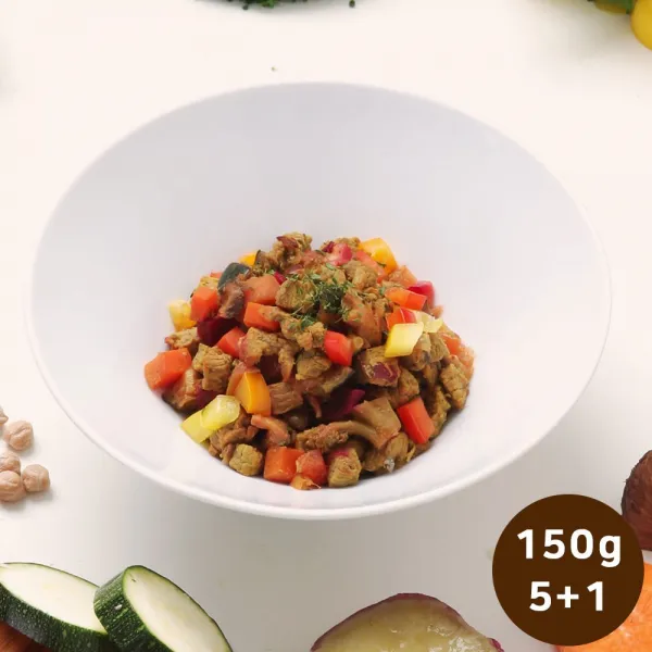 (정견식) 강아지 수제사료 자연식 화식, 150g, 소
