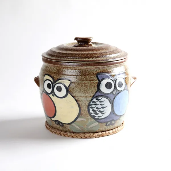 분청 항아리 4.5kg 소금항아리 현관 소금