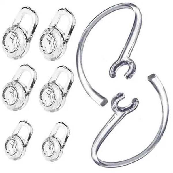 Replacement Ear Gel Tips & Loop Clip SML Spare Kit for Plant/12534014, 상세내용참조