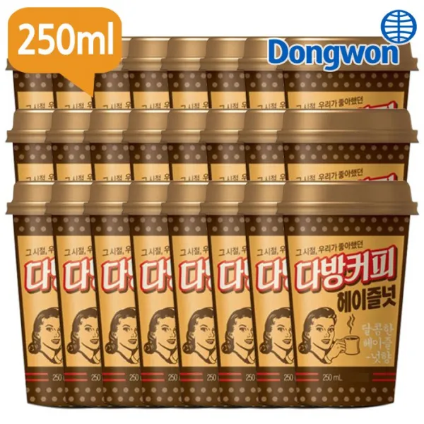 동원에프엔비 소와나무 다방 커피 헤이즐넛, 250ml, 24개