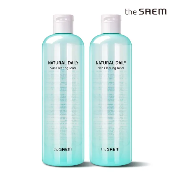 더샘 (1+1) 내추럴 데일리 스킨 클리어링 토너 500ml, 1개