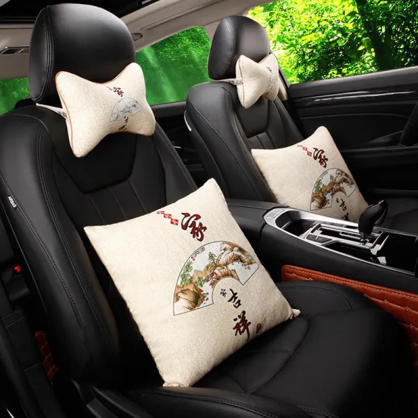 메모리폼베개 차량용헤드쿠션 차량용 목쿠션 등쿠션 메모리솜 좌식의자 차량용베개 귀여운 허리를 굽히다 세트1대해 T01 16272071623811985색상별 집