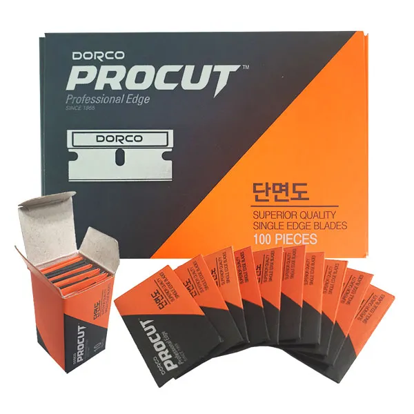 도루코 단면도 칼날 컷터칼날 100개입