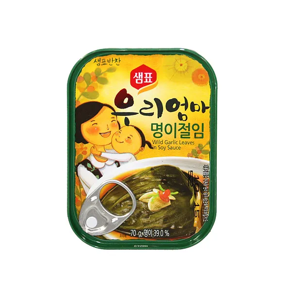 샘표 반찬wrt 73856 장조림 캠핑 샘표식품 깻잎 우리엄마명이절임, 우리엄마명이절임70g, 본상품