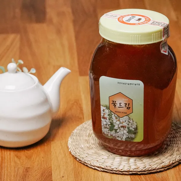벌이딴 자연꿀 아카시아 벌꿀 2.4kg, 1병