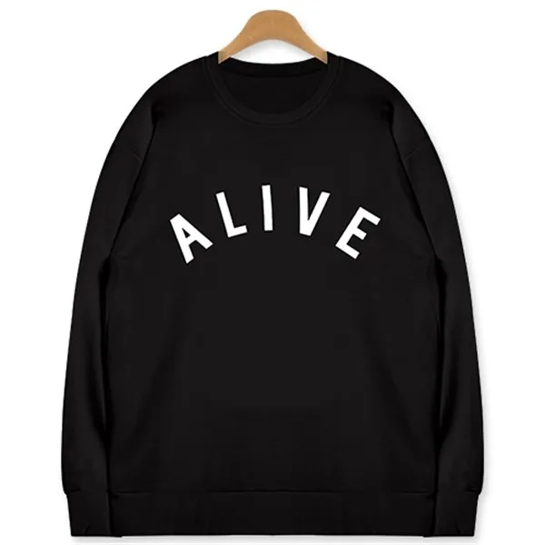 Tzzang어라이브 맨투맨 티셔츠