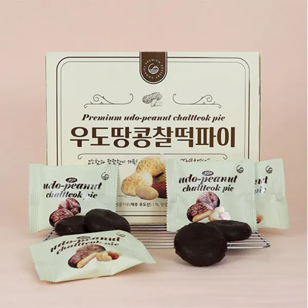 제주사월 우도땅콩찰떡파이12개입x2box 여행선물 기념품