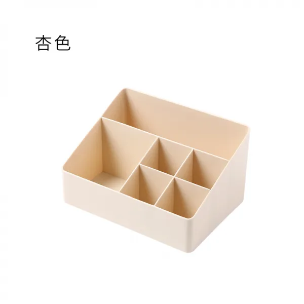 하이보로/ 테이블 수납함 분격비닐 화장품 거실 티테리모콘 정리함 숙소 잡화 수납함자D8-13 A10, 살구색