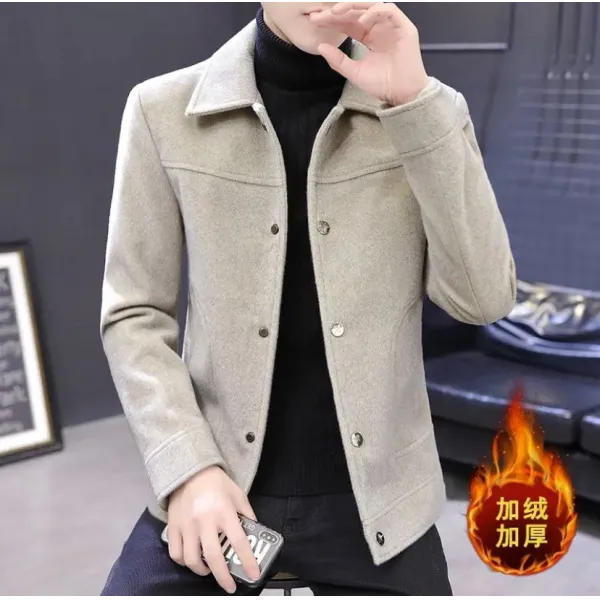 싱글코트패션 이구 오래 되다 팔 남성의류 서시 우의하다 겨울 가을 스타일리쉬 심플 모직 4382703612