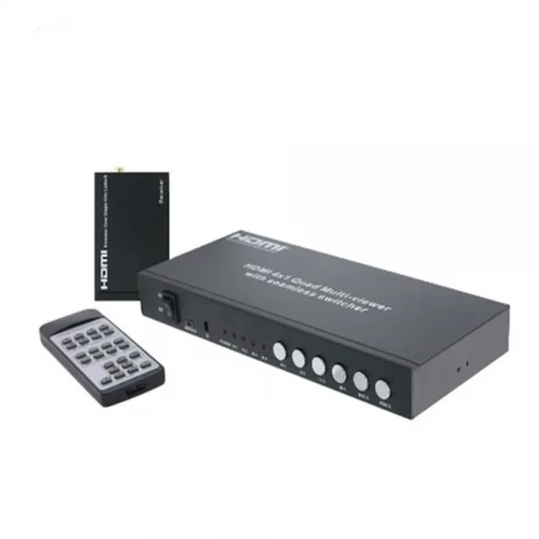 게임기 영상 HDMI 4X1 화면 분활기 분배기 DTS 선택기 CAT5 모니터 AC3 LPCM, 1개, 상세페이지참조()