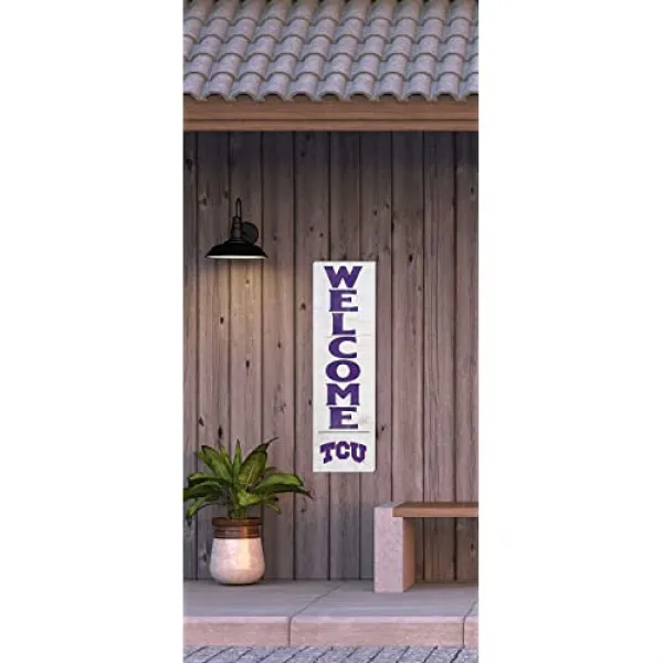 NMT 10x35 inOutdoor Sign Welcome 텍사스 크리스천 발정 개구리 - P050407JD6CWR88, 기본