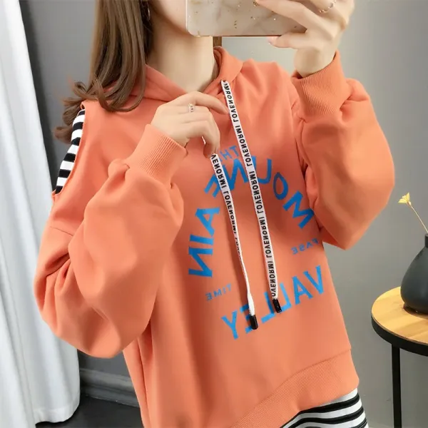 봄옷 여성 가비 인스 새 둘이서 여장 나태 가을 얇은 모자 상의