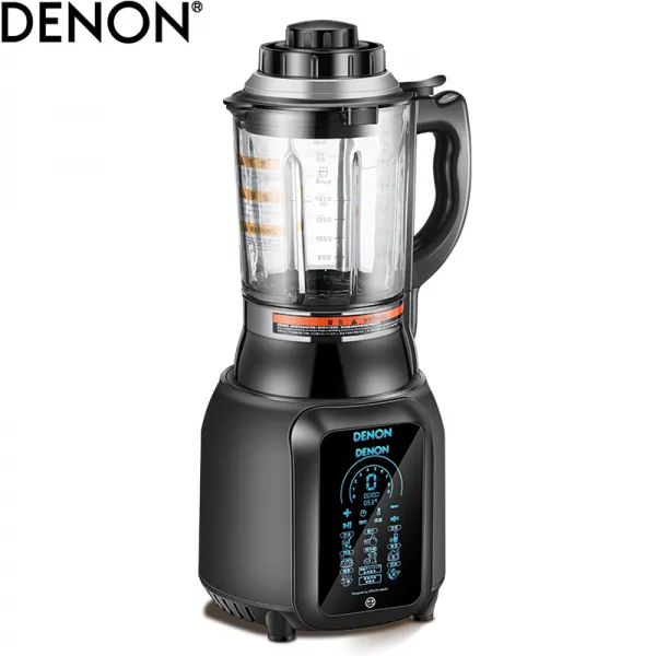 DENON 일본 톈룽 파면기 가정용 지능변환주파수정음 예약 다기능 영아 보조식기용 유리컵 고속 연마기 mx-pbq1 블랙, 상세페이지 참조