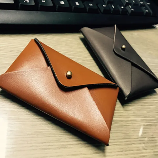 ksw21566 LG Q7 Q725 천연가죽 카드 지갑, 진브라운(Dark Brown)
