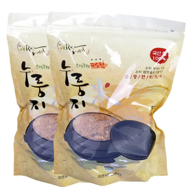 한국라이스바이오 [라이스웰] 100%국내산 쌀로만든 구수한누룽지 500g*4봉, 1box