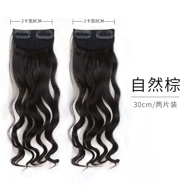 부분가발 메이얼 생머리 여성 볼륨 증발 양이 둔함 말단말똥 에그롤 매트 발매 헴라인 경미한 소량 탈모이다 2466038377 30cm 내추럴 갈색 큰사이즈 