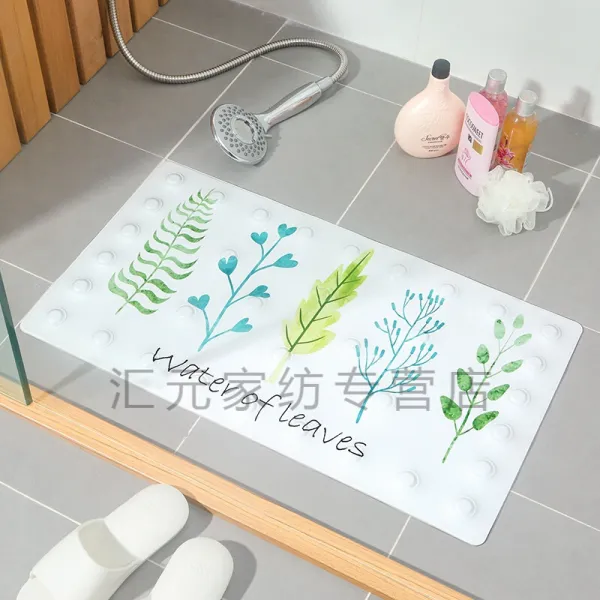 땅깔개 방활욕실 깔개 가용 화장실 발판 샤워 샤워 욕조 샤워실 샤워실 발판 낙수실 낙엽 40x70cm, 상세페이지 참조