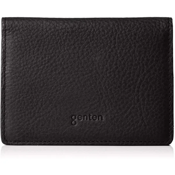  겐텐 정기권 지갑 폴더 형 패스 케이스 신형 토스카 네이비