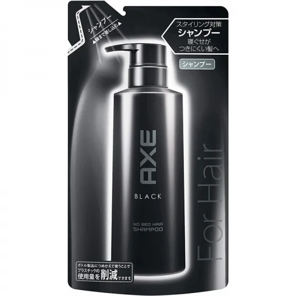 액스 블랙 노 침대 헤어 샴푸 펌프 (잠버릇이 걱정되는 사람에) 리필 용 280g (쿨 마린의 현명한 향기), 단일상품