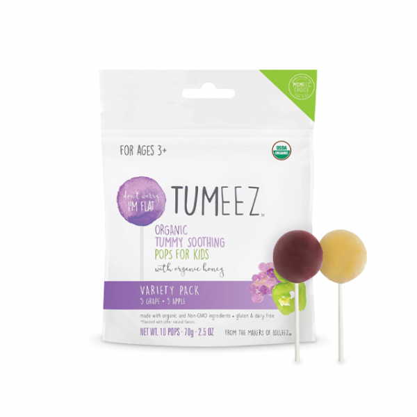 롤리즈 터미즈 오가닉 어린이 배탈진정 사탕 포도 & 사과 10개입, 1개, 70g