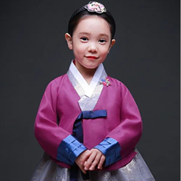 금동이 금동이 여자주당의 아동 어린이 여아 한복