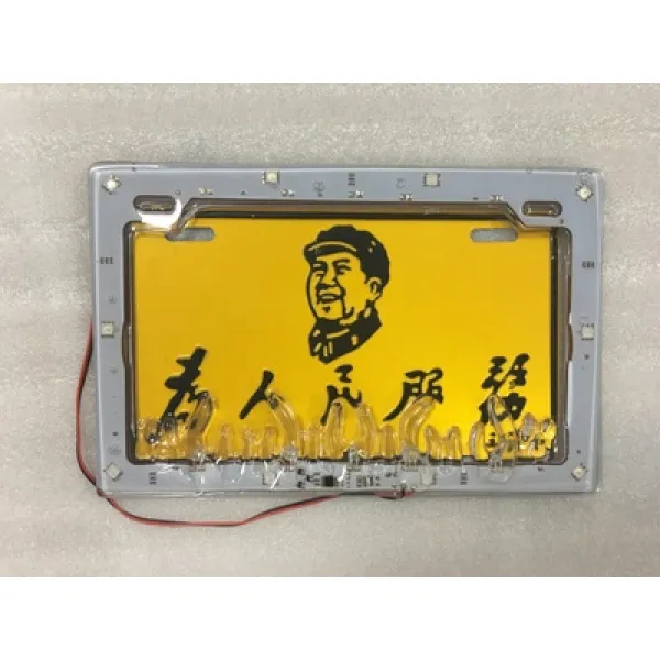 굿씽찰리 플래시 부품 뒤 레인보우 자동차번호판전등 테 폭발함 미등 도깨비불 LED 12V 장식 컬러라이트, 사람 됨됨이