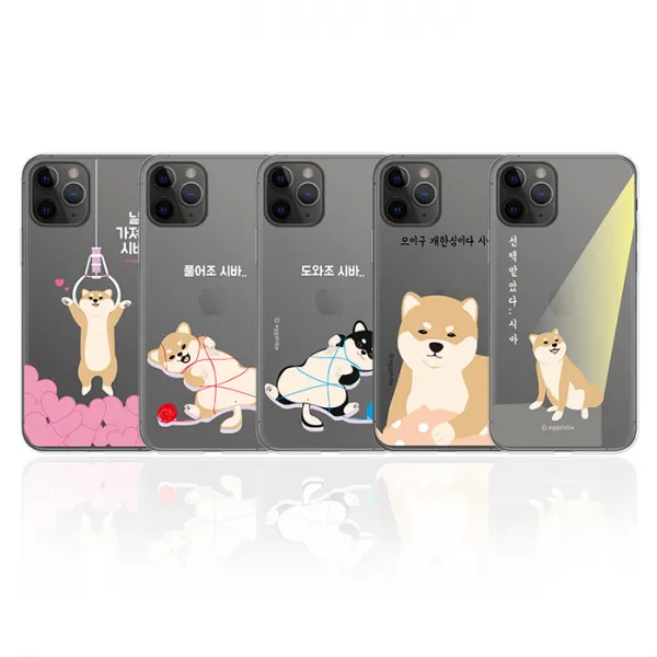 LG Q51_Q510 에구시바 시즌5 클리어케이스, 풀어조시시