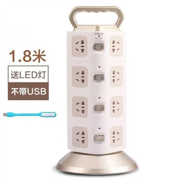 전원 밴드스위치 가정용 다공 멀티탭 다항 접선판 널판자 좌석을 꺾다 어탭터, 없음 usb 10 전타 사층 （1.