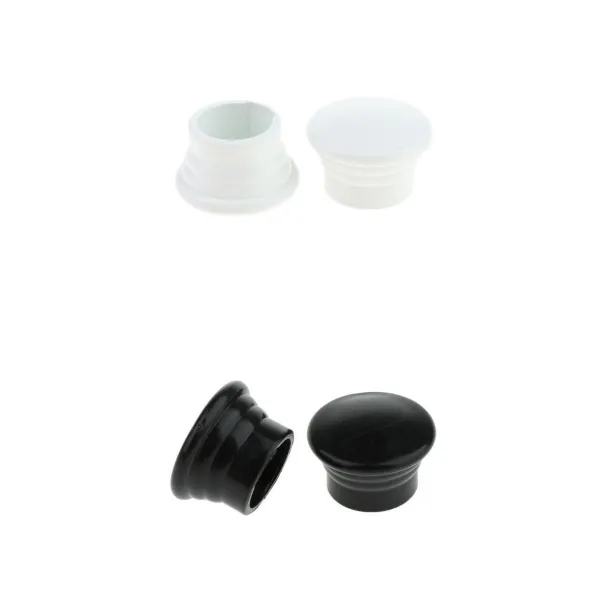 Zeyuan4 PC 단순성 28mm 내부 직경. 창 휘장 커튼 막대 끝 머리 Finials
