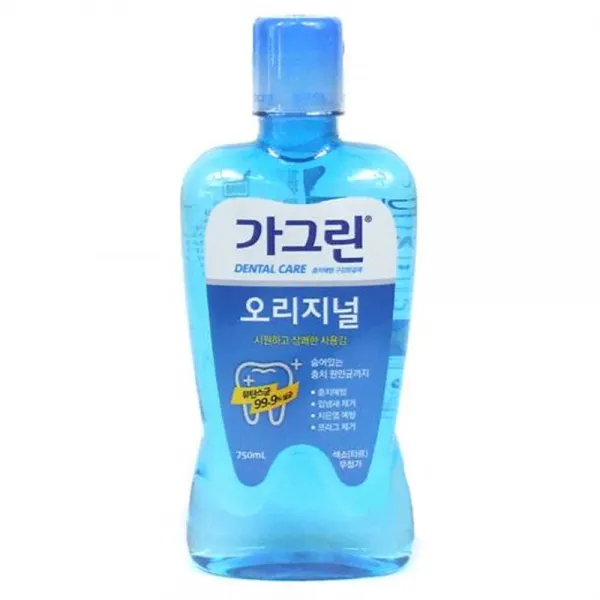 164 쇼핑위너 / 구강청결 가그린 오리지널 750ml 입속청결도구 상쾌한 일회용가그린 사무실가글 여행용품 구강청결제, 단일 수량