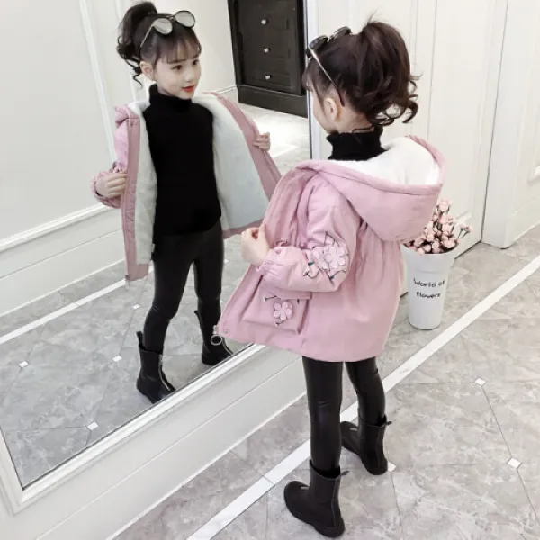 남극인 동갑 할인점 여동 트렌치코트 가을옷 2019 신형 어린이 한판 아동 의류 (9)