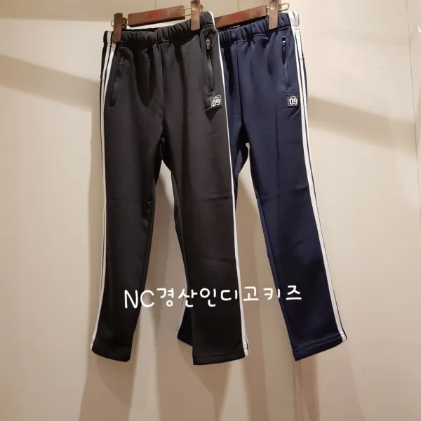 인디고뱅크키즈 Nc경산 겨울 아동 주니어 키즈 융기모 츄리닝바지 트레이닝챈츠 밍크털 안감 트레이닝 팬츠 Iktm19t01