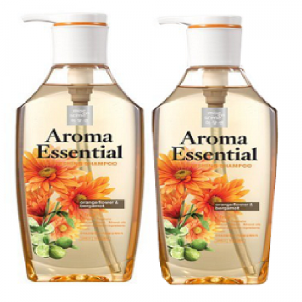 원e캔들 무첨가!화학성분! 미쟝센 아로마 에센셜 샴푸 오렌지플라워앤베르가못 2개