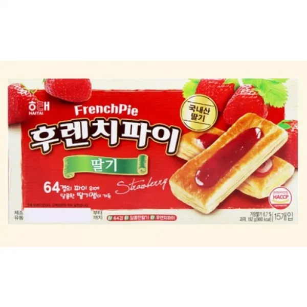 해태 후렌치파이 딸기 192g 12개, 상세내용참조