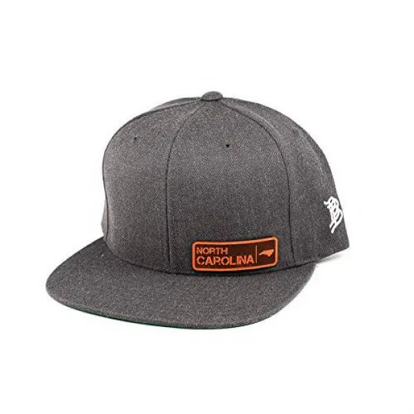 Branded Bills ‘ 북쪽 Carolina Native’ 가죽 패치 스냅백 모자 - OSFA/