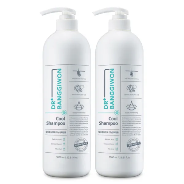 닥터방기원 쿨 탈모 샴푸, 1000ml, 2개