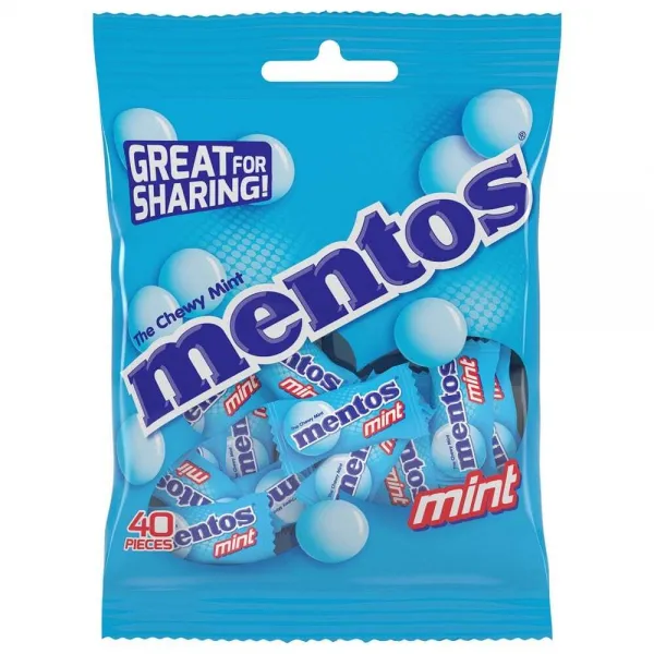 Mentos 멘토스 츄위민트 캔디 대용량 0.10oz 40EA, 1개