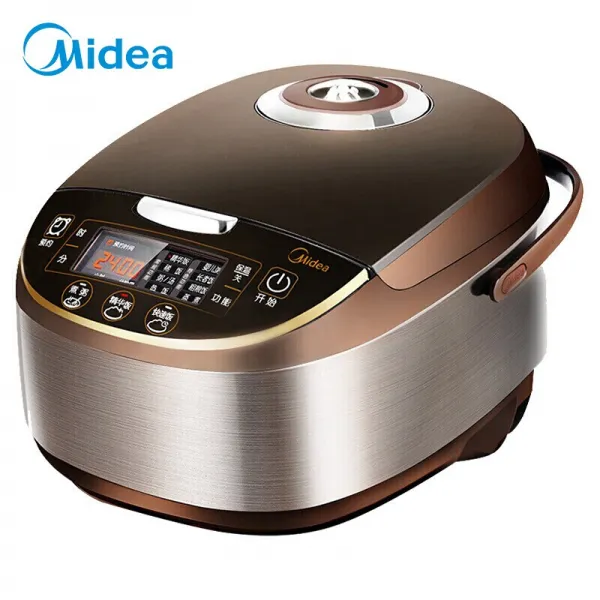 미 (Midea) 전기밥솥 금속당사 터빈청소용량 솥 솥 5L 대용량 전기밥솥 가정용 5-6인승 전기밥솥, 단일상품