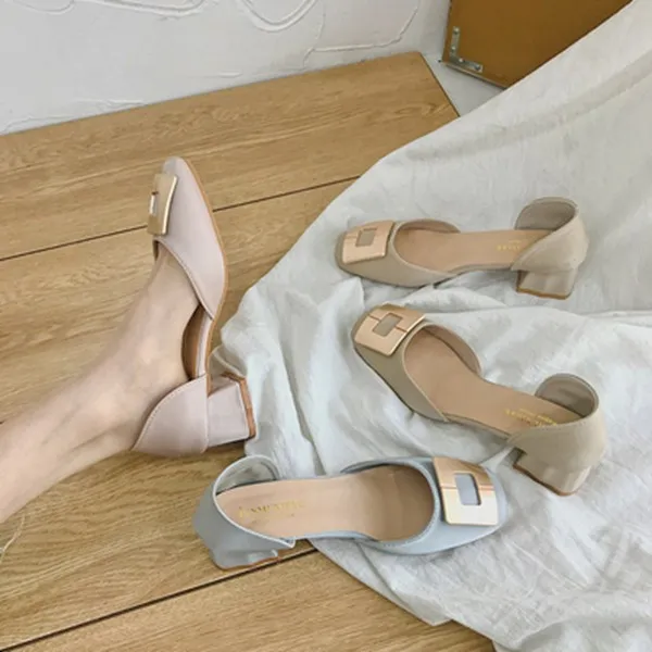 Redwiz 통굽 단화 2020 봄 신상품 엷은 입안선녀풍 늦깎이 방한화 메쉬 힐